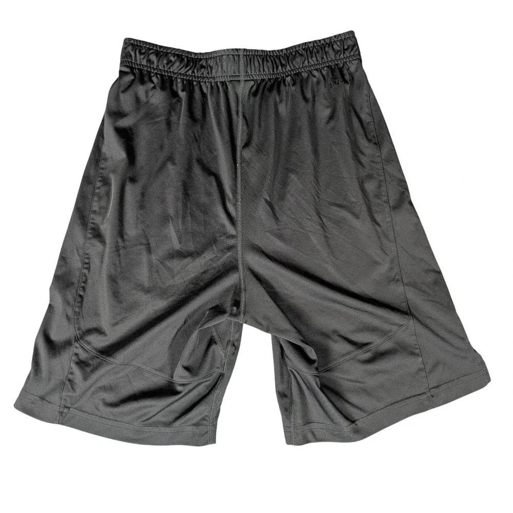Nike Mens Dri-FIT Athletic Basketball Shorts‎ Charcoal Grey Solid 100% Polyester